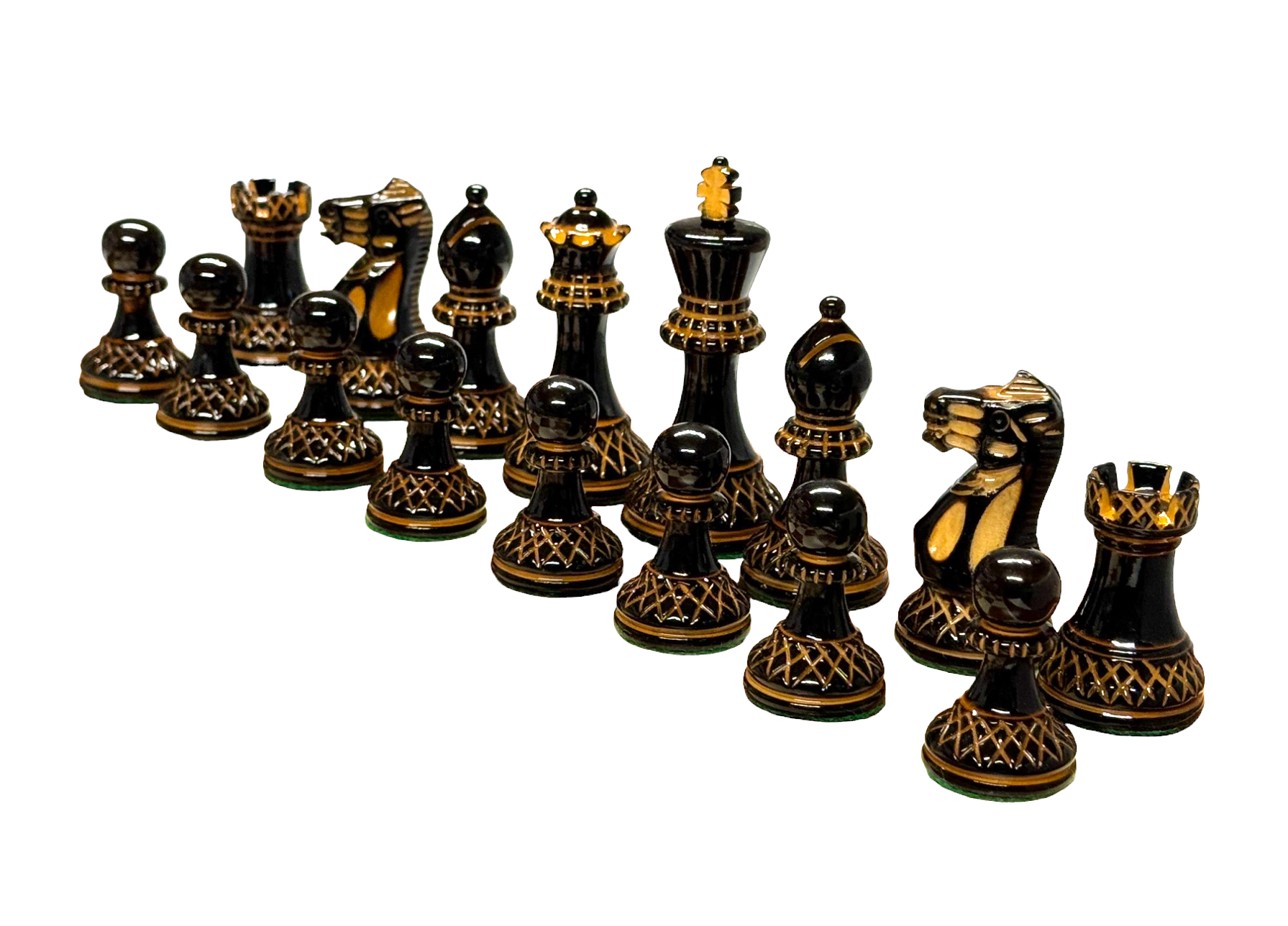 3" Artistic Parker Chess Pieces - Official Staunton™